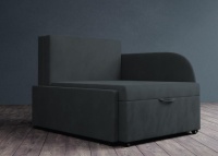 Диван Счастливчик Правый угол 7 ППУ ткань CF 007-3 (Светло-серый)